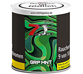 7 Days Platin Grape Mint (200g) - Shisha Tabak 7 Days Platin Grape Mint (200g) - Shisha Tabak