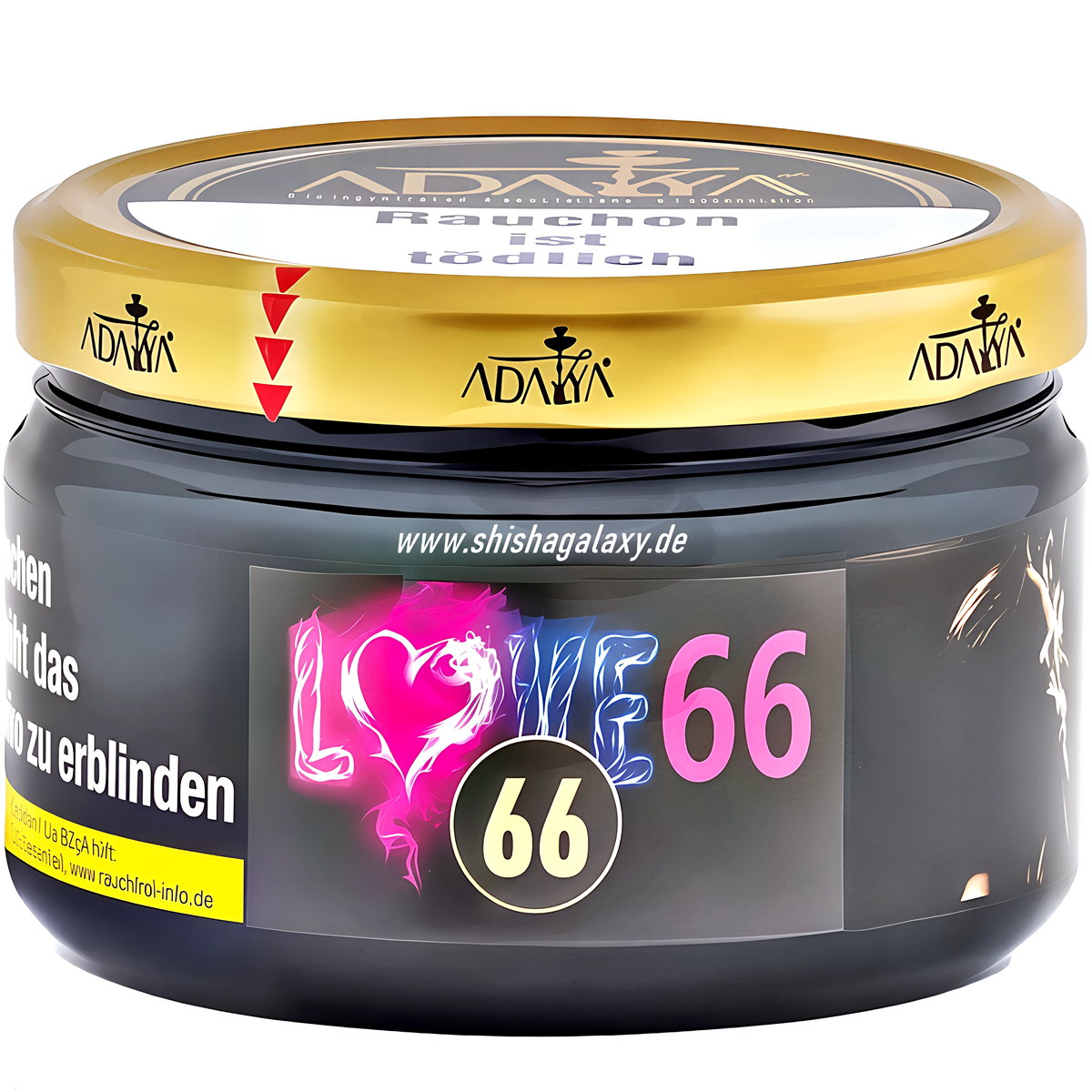 Adalya Tabak - Love 66 (200g) - Shisha Tabak - Wasserpfeifen-Tabak