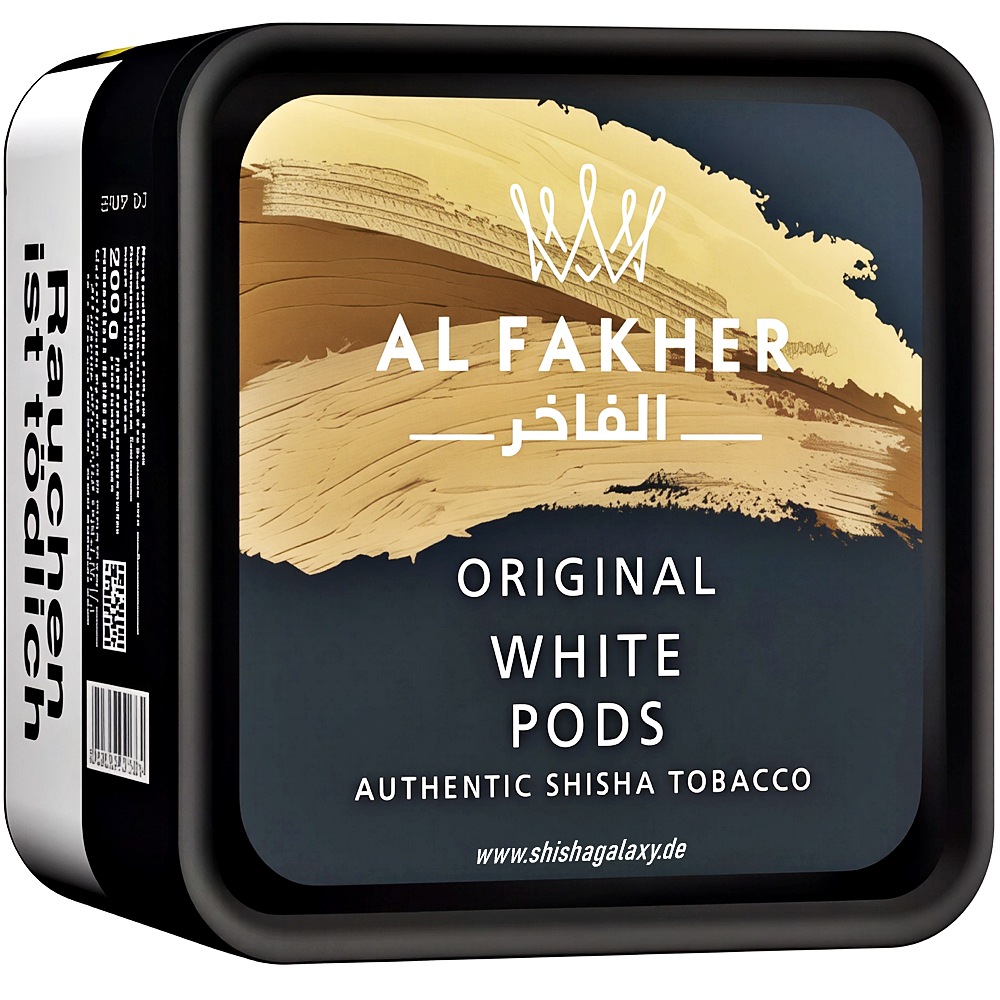 Al Fakher Al Fakher - White Pods (200g) - Shisha Tabak Al Fakher Al Fakher - White Pods (200g) - Shisha Tabak