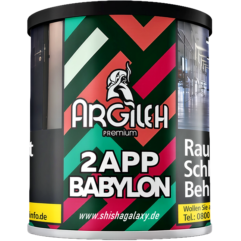 Argileh Tabak - 2 App Babylon (200g) - Doppelapfel Shisha Tabak ...