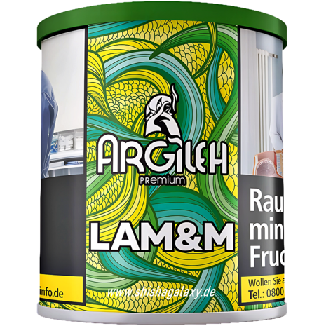Argileh Tobacco Argileh - LAM & M (200g) - Shisha Tabak