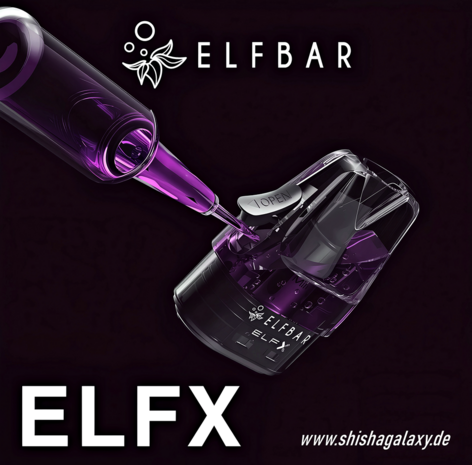 Elfbar Elfbar ELFX - Pod Kit - Akku 1000 mAh - Silver Pink - E-Zigarette + 2x Leer-Pods (0,6 & 0,8 Ohm) Elfbar Elfbar ELFX - Pod Kit - Akku 1000 mAh - Silver Pink - E-Zigarette + 2x Leer-Pods (0,6 & 0,8 Ohm)