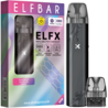 Elfbar Elfbar ELFX - Pod Kit - Akku 1000 mAh - Black - E-Zigarette + 2x Leer-Pods (0,6 & 0,8 Ohm) Elfbar Elfbar ELFX - Pod Kit - Akku 1000 mAh - Black - E-Zigarette + 2x Leer-Pods (0,6 & 0,8 Ohm)