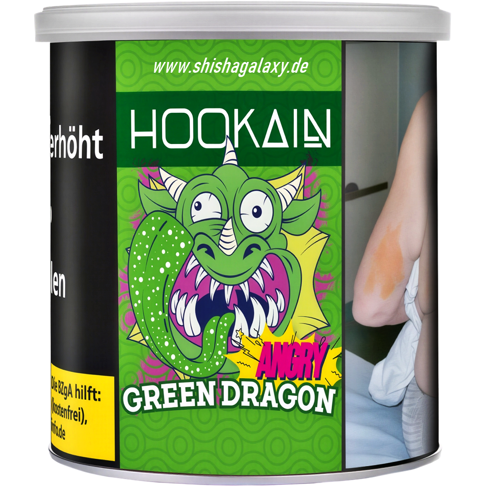 Hookain Hookain - Angry Green Dragon (200g) - Shisha Tabak