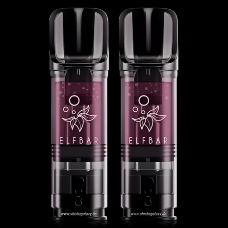 Elfbar Elfbar - ELFA - Blackberry Ice - Liquid Pod - 2 ml - Nikotin 20 mg - 2er Pack (4ml)