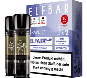 Elfbar ELFA Pods Dragon Fruit Blackberry 20mg Nikotin ➔ 2er Pack