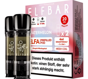 Elfbar ELFA - Watermelon - Liquid Pod - Nikotin 20 mg - 2er Pack