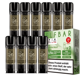 Elfbar ELFA - Kiwi Passion Fruit Guava - Liquid Pod - Nikotin 20 mg - 10er Pack (5x2er Pack) Elfbar ELFA - Kiwi Passion Fruit Guava - Liquid Pod - Nikotin 20 mg - 10er Pack (5x2er Pack)