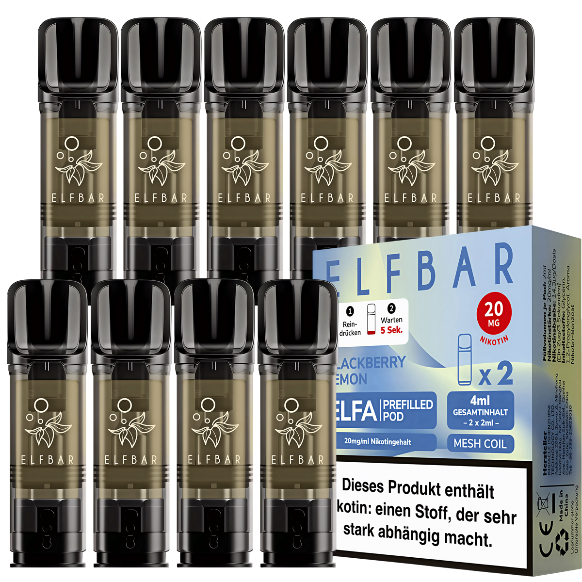 elfbar elfa master kindersicherung Elfbar Max Tank Wechseln Pods Wie funktioniert Elfliq? Elfbar Liquid erklrt main image 0
