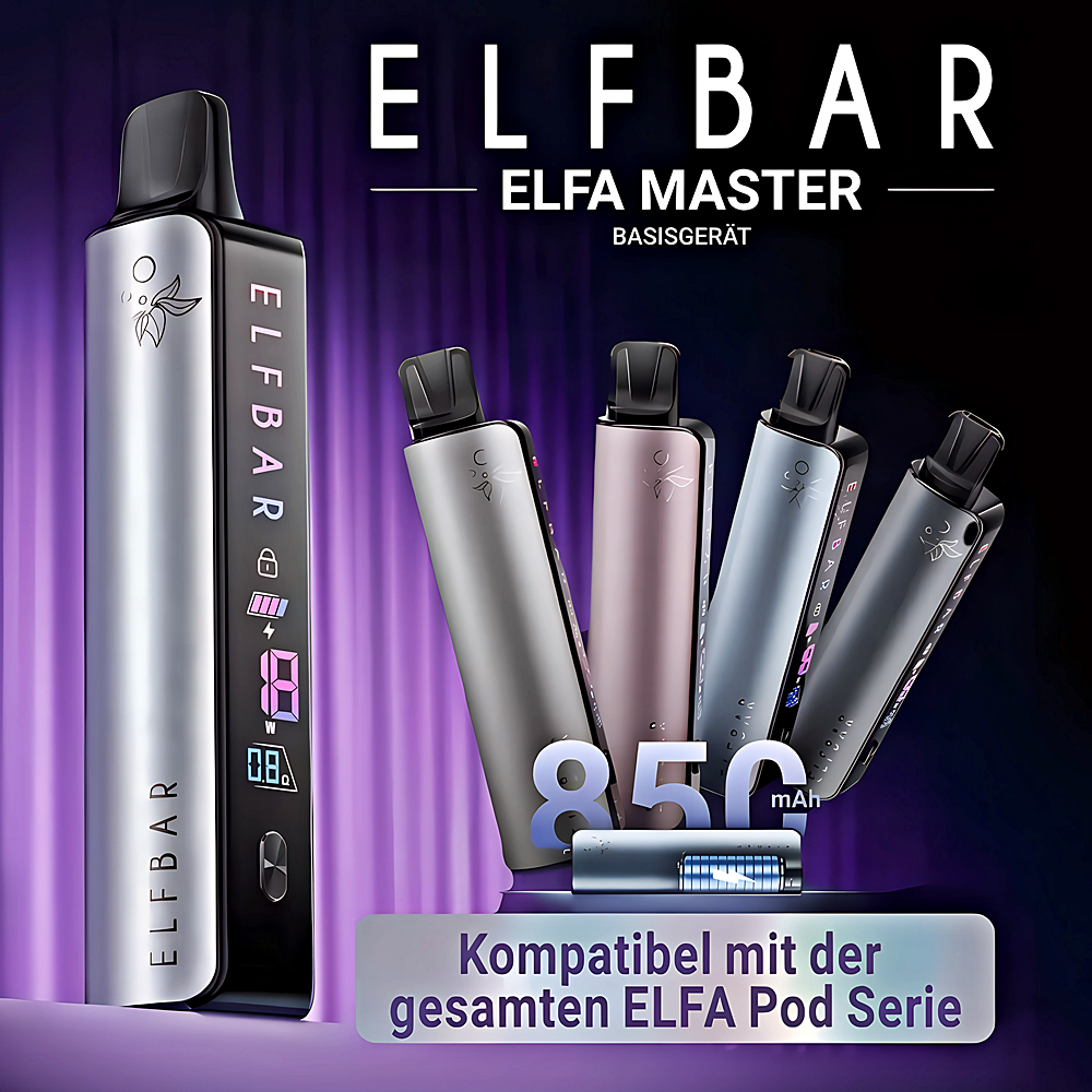 Elfbar Elfbar ELFA Master - Basisgerät - Akku 850 mAh - Dusty Pink - E-Zigarette Elfbar Elfbar ELFA Master - Basisgerät - Akku 850 mAh - Dusty Pink - E-Zigarette
