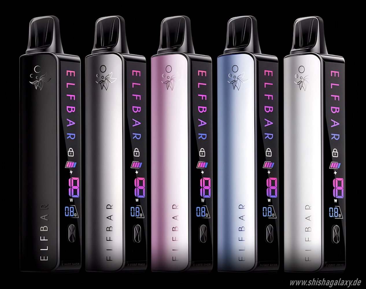 Elfbar Elfbar ELFA Master - Basisgerät - Akku 850 mAh - Black Knight - E-Zigarette Elfbar Elfbar ELFA Master - Basisgerät - Akku 850 mAh - Black Knight - E-Zigarette