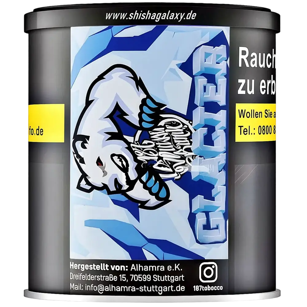 187 Strassenbande 187 Strassenbande - Glacier (200g) - Shisha Tabak 187 Strassenbande 187 Strassenbande - Glacier (200g) - Shisha Tabak