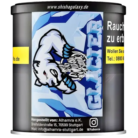 187 Strassenbande 187 Strassenbande - Glacier (200g) - Shisha Tabak 187 Strassenbande 187 Strassenbande - Glacier (200g) - Shisha Tabak