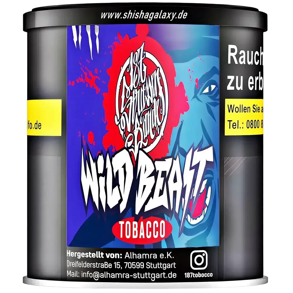 187 Strassenbande 187 Strassenbande - Wild Beast (200g) - Shisha Tabak