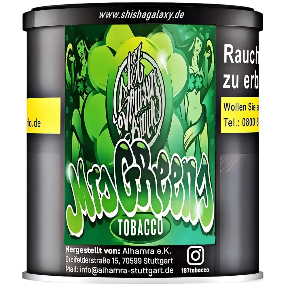 187 Strassenbande 187 Strassenbande - Mrs Greens (200g) - Shisha Tabak