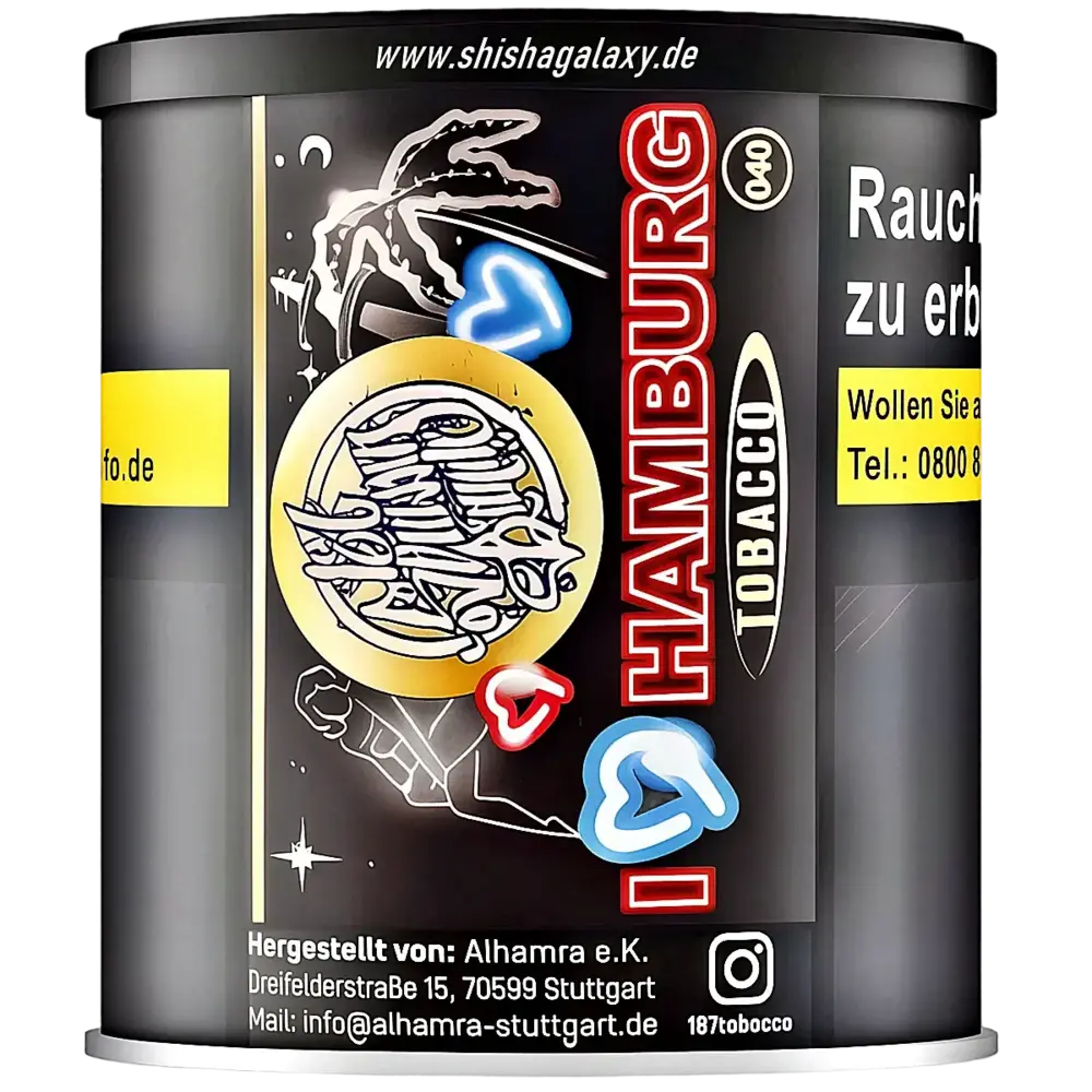 187 Strassenbande 187 Strassenbande - I Love Hamburg (200g) - Shisha Tabak 187 Strassenbande 187 Strassenbande - I Love Hamburg (200g) - Shisha Tabak