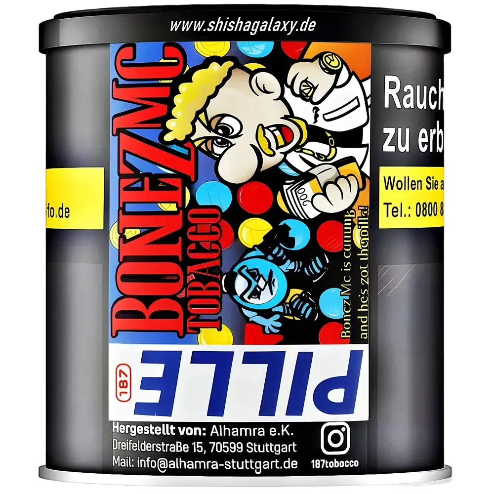 187 Strassenbande 187 Strassenbande - Bonez MC Pille (200g) - Shisha Tabak