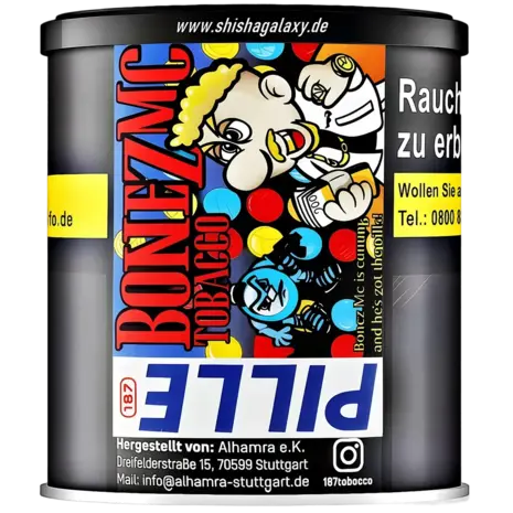 187 Strassenbande 187 Strassenbande - Bonez MC Pille (200g) - Shisha Tabak