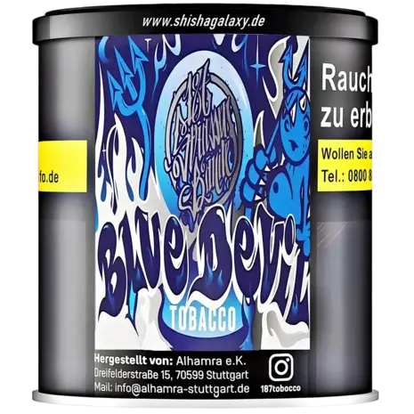 187 Strassenbande 187 Strassenbande - Blue Devil (200g) - Shisha Tabak 187 Strassenbande 187 Strassenbande - Blue Devil (200g) - Shisha Tabak