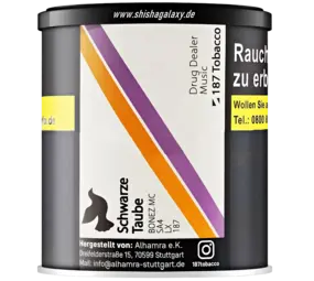 187 Strassenbande Schwarze Taube (200g) - Shisha Tabak