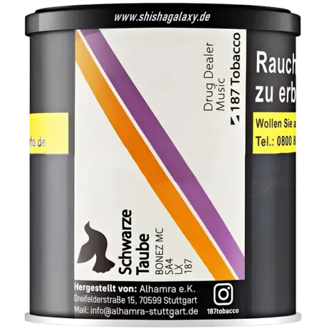 187 Strassenbande 187 Strassenbande - Schwarze Taube (200g) - Shisha Tabak