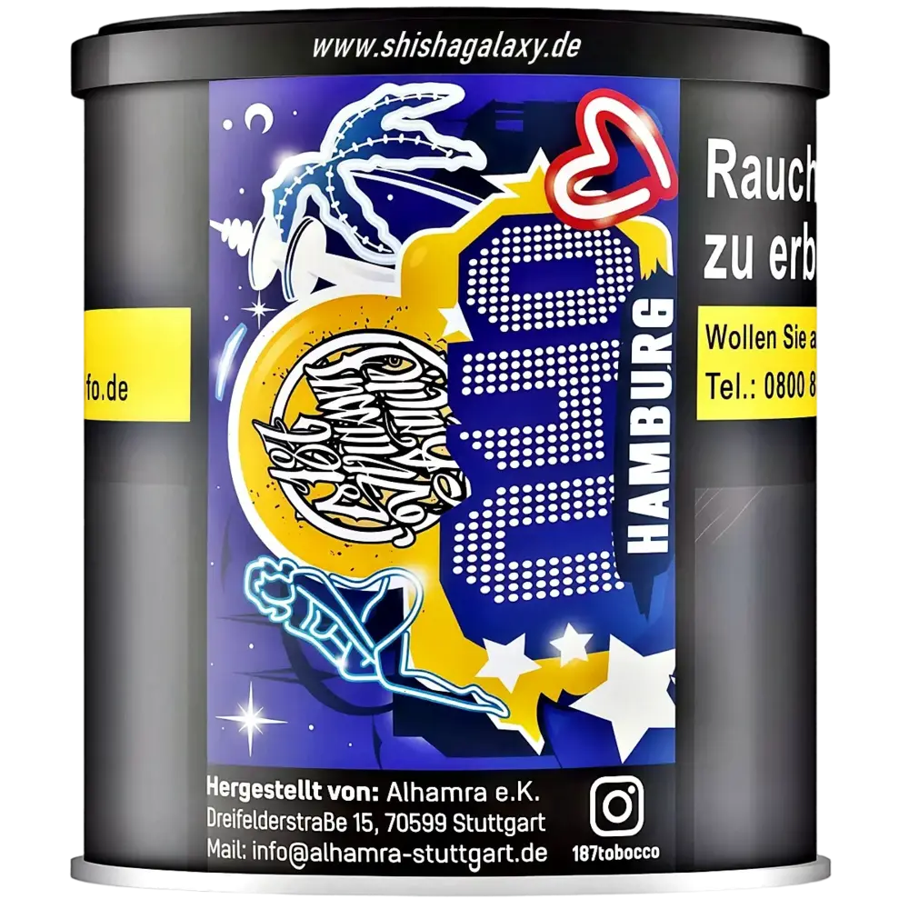 187 Strassenbande 187 Strassenbande - 040 Hamburg (200g) - Shisha Tabak