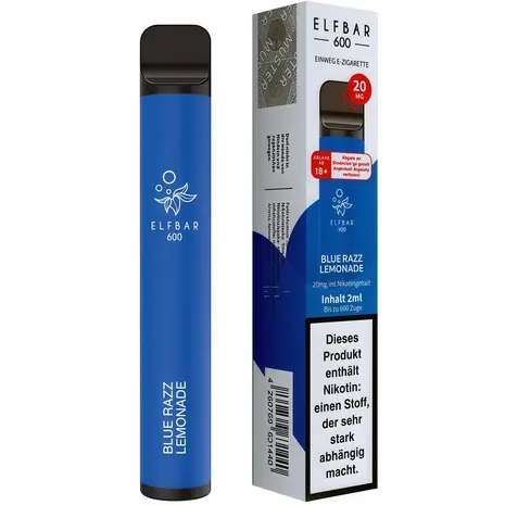 Elfbar Elfbar 600 - Blue Razz Lemonade - 600 Züge / Nikotin 20 mg - Einweg E-Zigarette