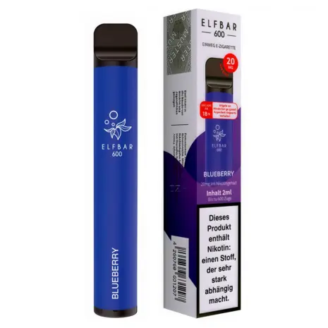 Elfbar Elfbar 600 - Blueberry - 600 Züge / Nikotin 20 mg - Einweg E-Zigarette
