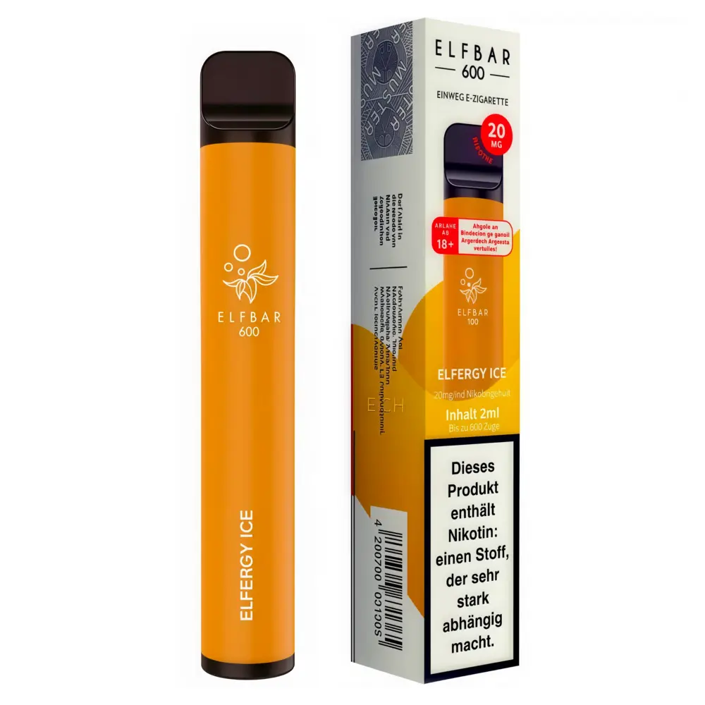 Elfbar Elfbar 600 - Elfergy Ice - 600 Züge / Nikotin 20 mg - Einweg E-Zigarette