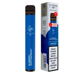 Elfbar Blueberry Sour Raspberry 600 Züge / Nikotin 20 mg