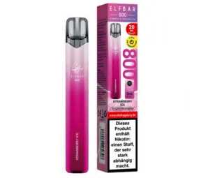 Elfbar Strawberry Ice - 800 Züge / Nikotin 20 mg
