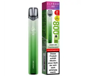 Elfbar Lemon Lime - 800 Züge / Nikotin 20 mg