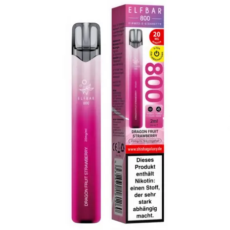 Elfbar Elfbar 800 - Dragon Fruit Strawberry - 800 Züge / Nikotin 20 mg - Einweg E-Zigarette