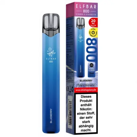 Elfbar Elfbar 800 - Blueberry - 800 Züge / Nikotin 20 mg - Einweg E-Zigarette