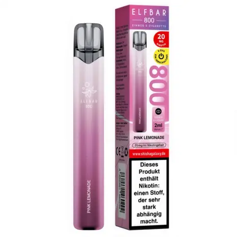 Elfbar Elfbar 800 - Pink Lemonade - 800 Züge / Nikotin 20 mg - Einweg E-Zigarette
