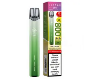 Elfbar Apple Peach - 800 Züge / Nikotin 20 mg Elfbar Apple Peach - 800 Züge / Nikotin 20 mg