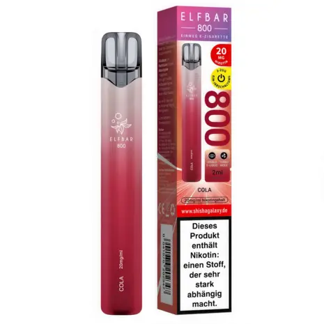 Elfbar Elfbar 800 - Cola - 800 Züge / Nikotin 20 mg - Einweg E-Zigarette