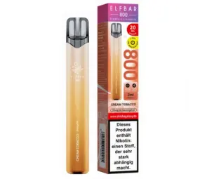 Elfbar Cream Tobacco - 800 Züge / Nikotin 20 mg Elfbar Cream Tobacco - 800 Züge / Nikotin 20 mg