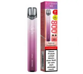 Elfbar Peach Ice - 800 Züge / Nikotin 20 mg