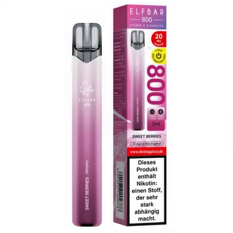 Elfbar Elfbar 800 - Sweet Berries - 800 Züge / Nikotin 20 mg - Einweg E-Zigarette