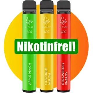 Elfbar 600 (Nikotinfrei) - Einweg E-Zigaretten