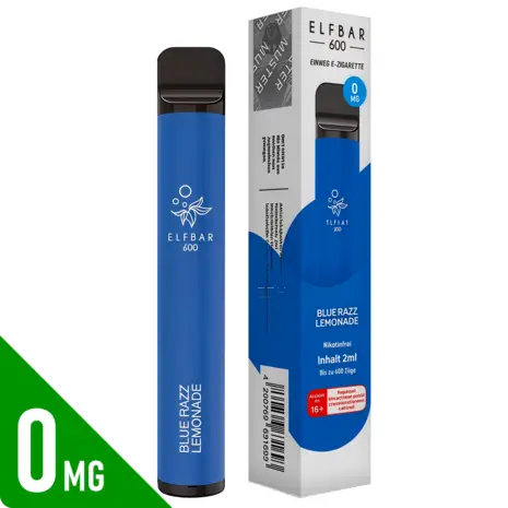 Elfbar Elfbar 600 - Blue Razz Lemonade - 600 Züge / Nikotinfrei - Einweg E-Zigarette