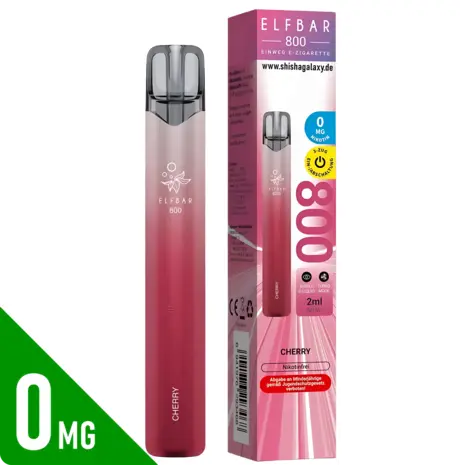 Elfbar Elfbar 800 - Cherry - 800 Züge / Nikotinfrei - Einweg E-Zigarette
