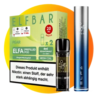 Elfbar ELFA Pods - Basisgeräte/Akku´s, Leer-Pods & Liquid Pods