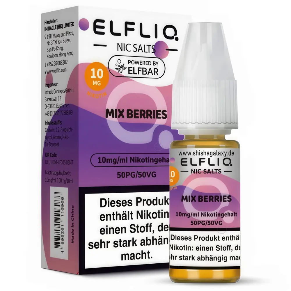 Elfliq ELFLIQ / Elfbar - Mix Berries - E-Liquid - Nikotin 10 mg/ml