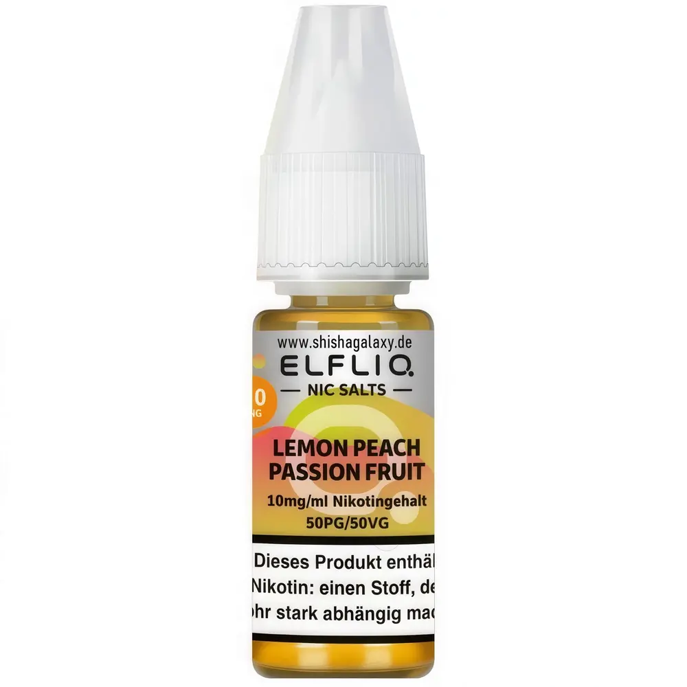Elfliq ELFLIQ / Elfbar - Lemon Peach Passion Fruit - E-Liquid - Nikotin 10 mg/ml