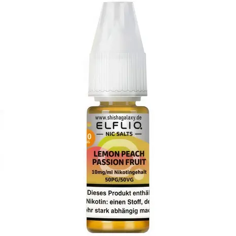 Elfliq ELFLIQ / Elfbar - Lemon Peach Passion Fruit - E-Liquid - Nikotin 10 mg/ml