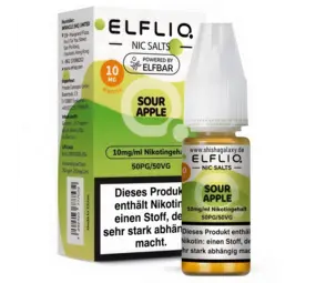Elfliq Sour Apple - E-Liquid - Nikotin 10 mg/ml