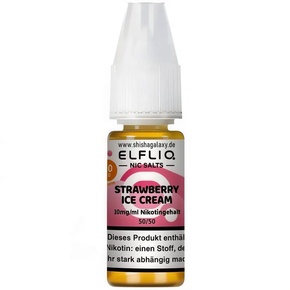Elfliq ELFLIQ / Elfbar - Strawberry Ice Cream - E-Liquid - Nikotin 10 mg/ml