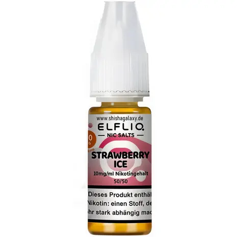 Elfliq ELFLIQ / Elfbar - Strawberry Ice - E-Liquid - Nikotin 10 mg/ml